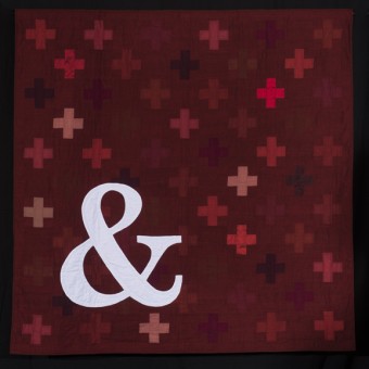 Red and White Ampersand by Gary Butler