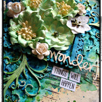 Natalie May will teach this class at Paperarts Expo (sneak peek shown)